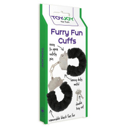Generique Menottes avec Fourrure Noire
